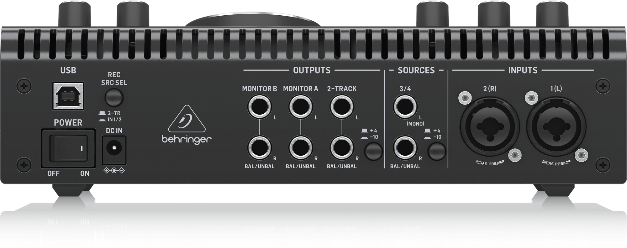 Behringer STUDIO L Interfejs audio USB 2x2 z kontrolerem monitorów