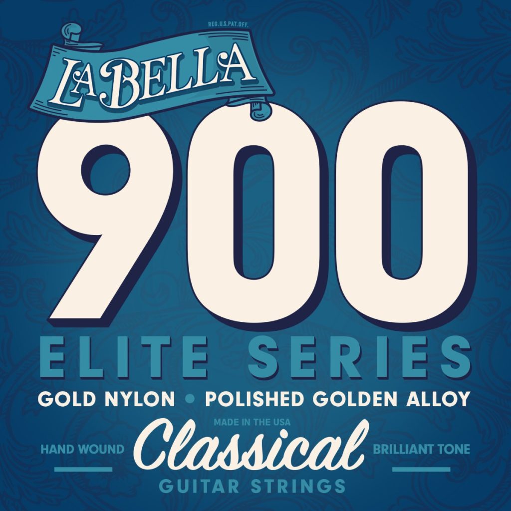 La Bella 900 Golden Superior – struny do gitary klasycznej, złoty nylon