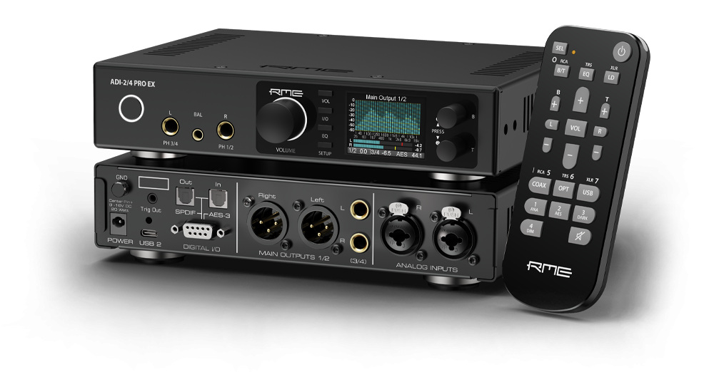 RME ADI-2/4 Pro EX – przetwornik AD/DA i wzmacniacz słuchawkowy