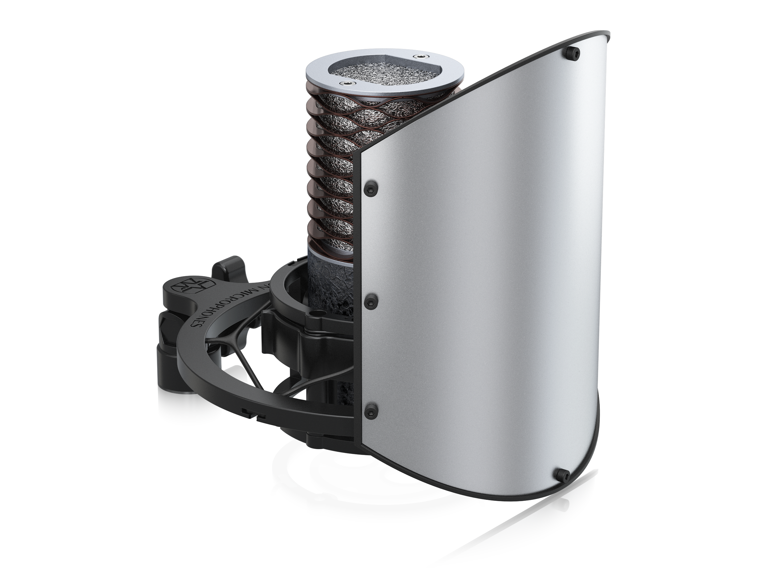 Aston Microphones Origin Black Bundle Mikrofon pojemnościowy + uchwyt + pop filtr