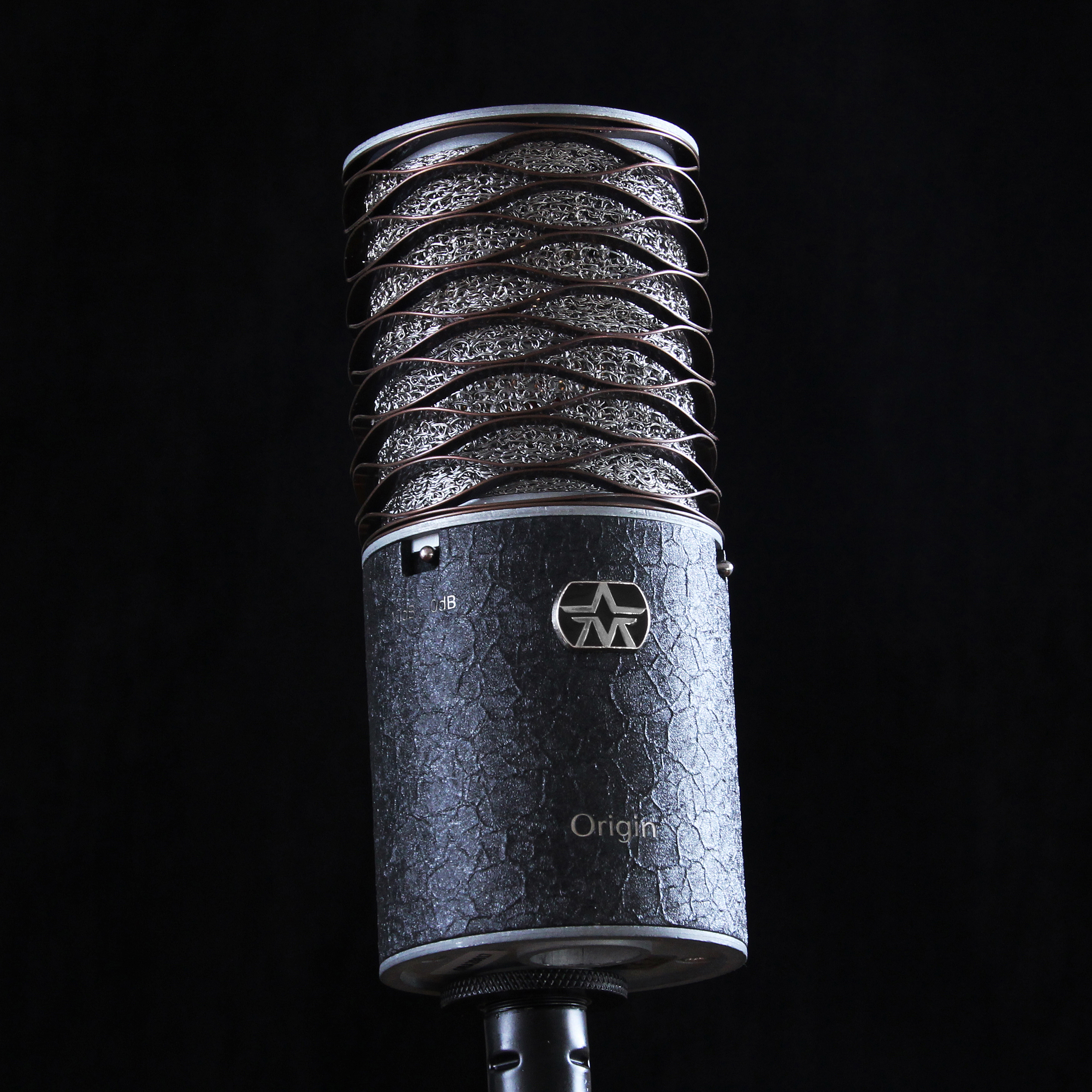 Aston Microphones Origin Black Bundle Mikrofon pojemnościowy + uchwyt + pop filtr
