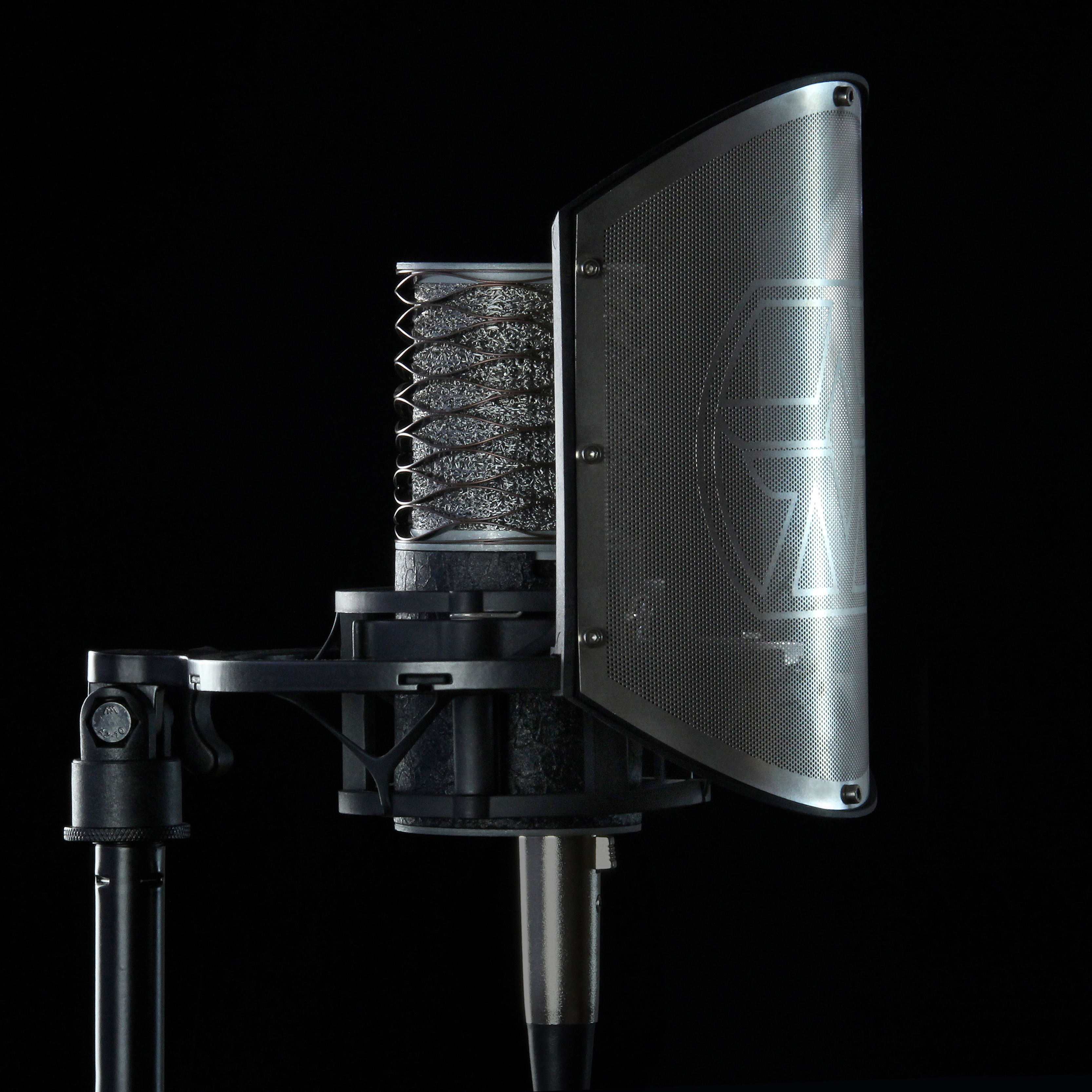 Aston Microphones Origin Black Bundle Mikrofon pojemnościowy + uchwyt + pop filtr