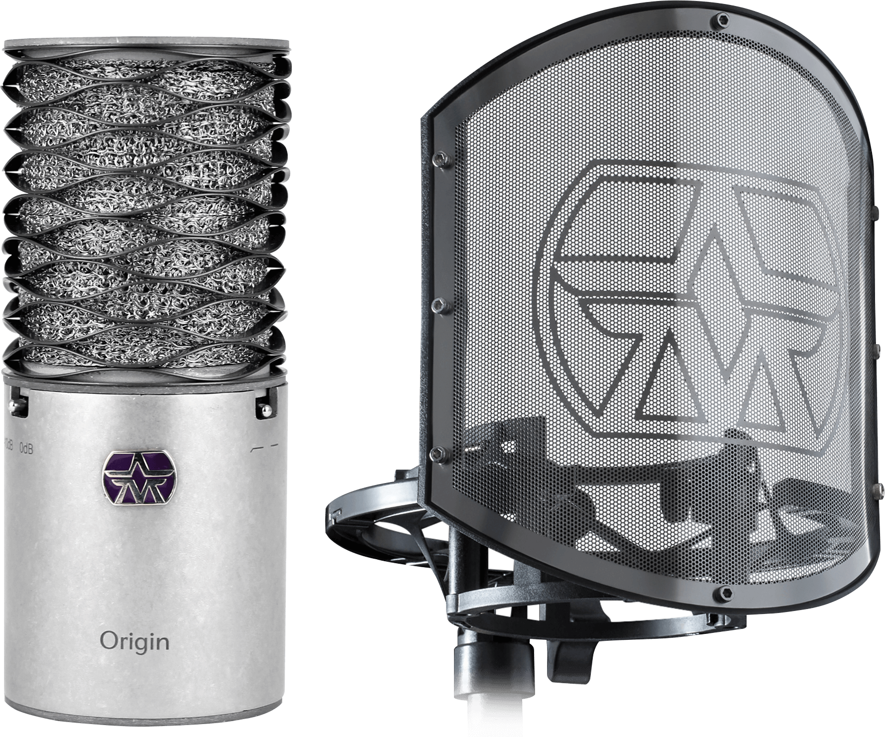 Aston Microphones Origin Bundle Mikrofon pojemnościowy + uchwyt + pop filtr
