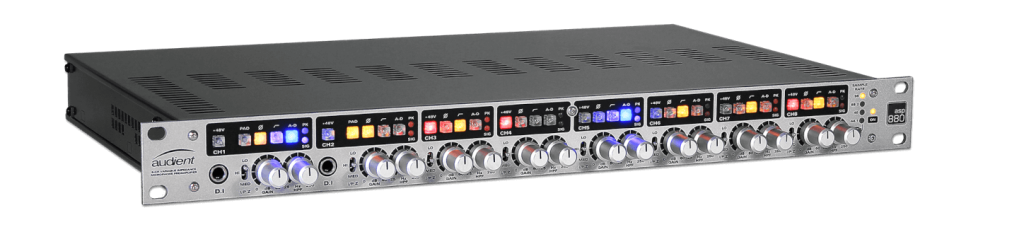 Audient ASP880 Przedwzmacniacz 8 kanałowy z wyjściami ADAT