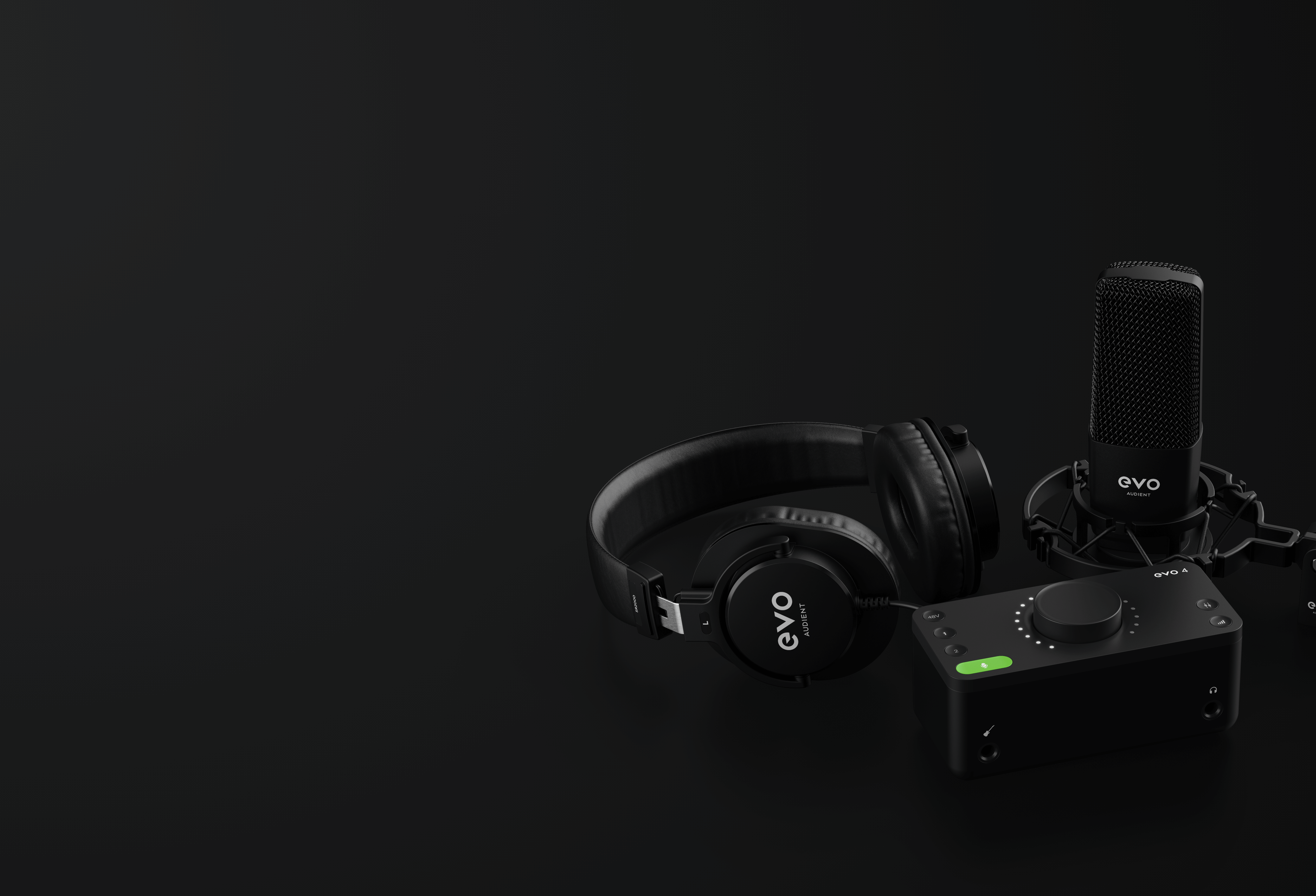 Audient EVO 4 Start Recording Bundle Zestaw do homerecordingu