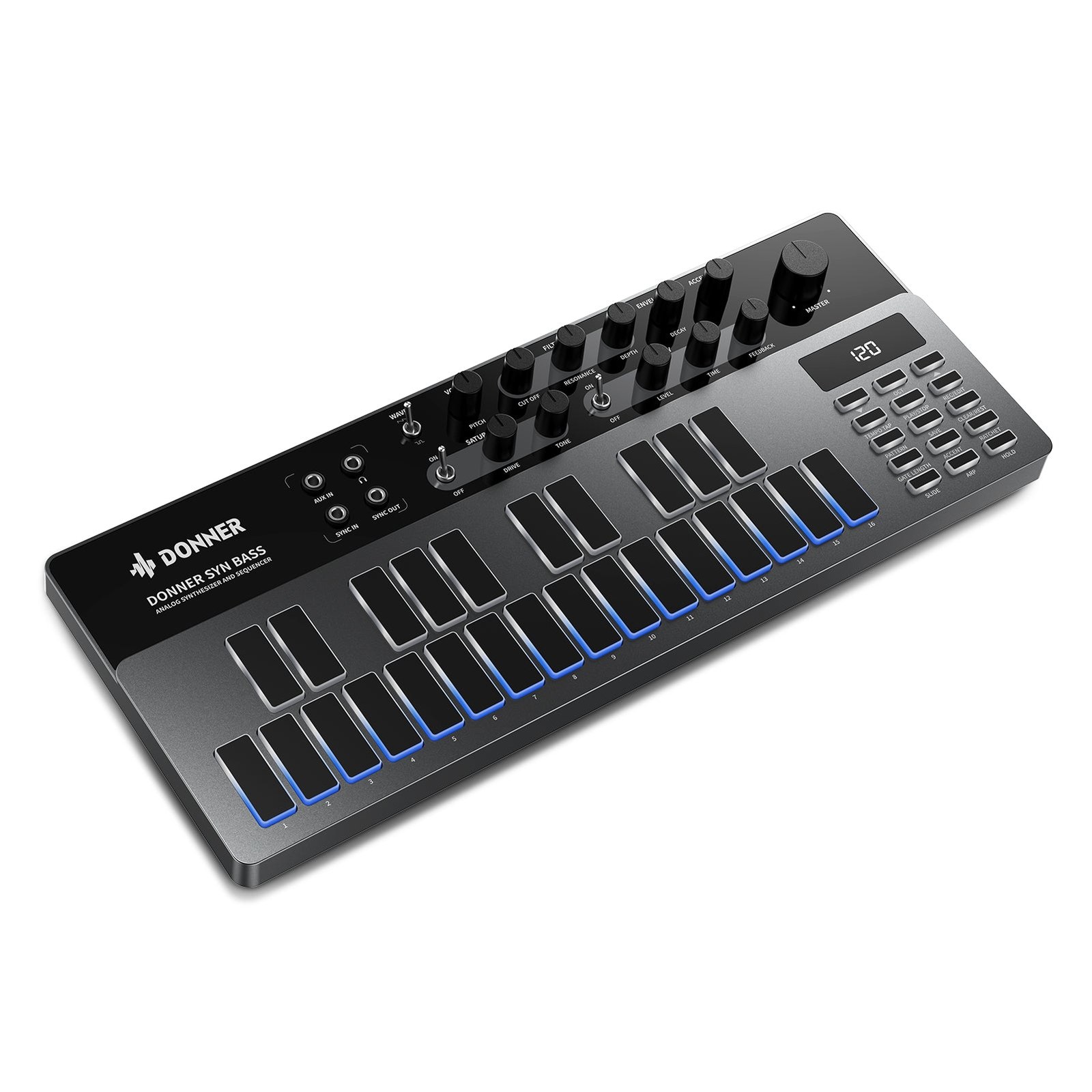 DONNER B1 - Analogowy syntezator basowy