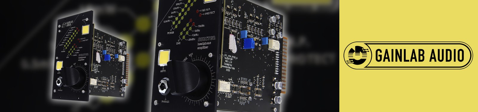 GAINLAB AUDIO AUDITOR - wzmacniacz słuchawkowy moduł 500