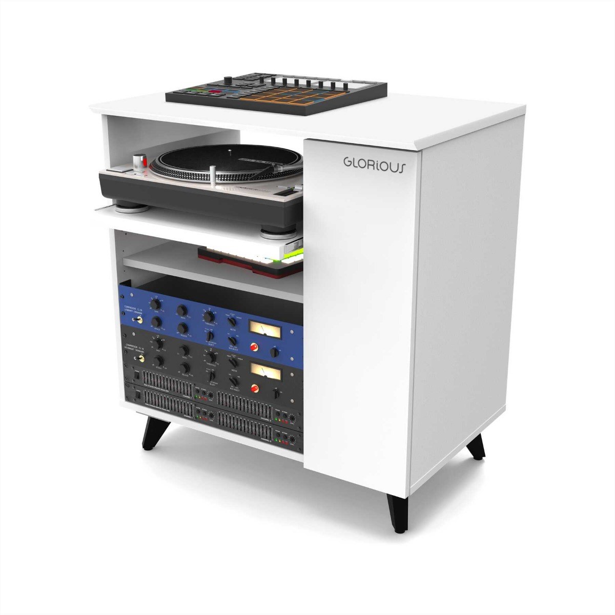 GLORIOUS Modular Side Rack White