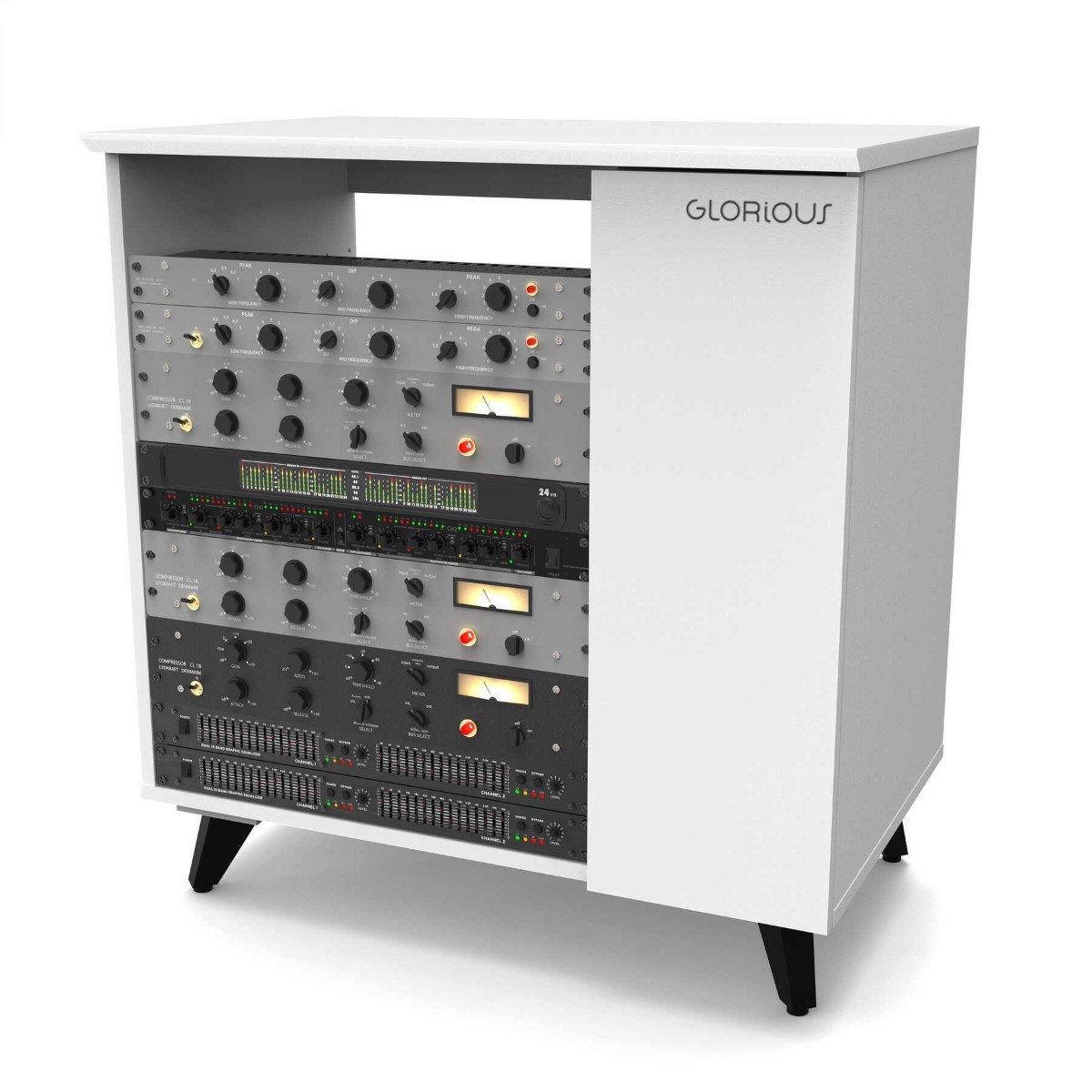 GLORIOUS Modular Side Rack White