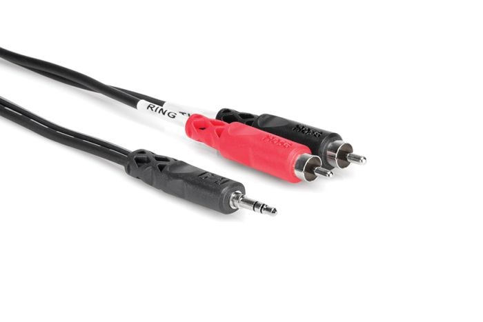 Hosa - Kabel breakout TRS 3.5 - 2 x RCA 3m