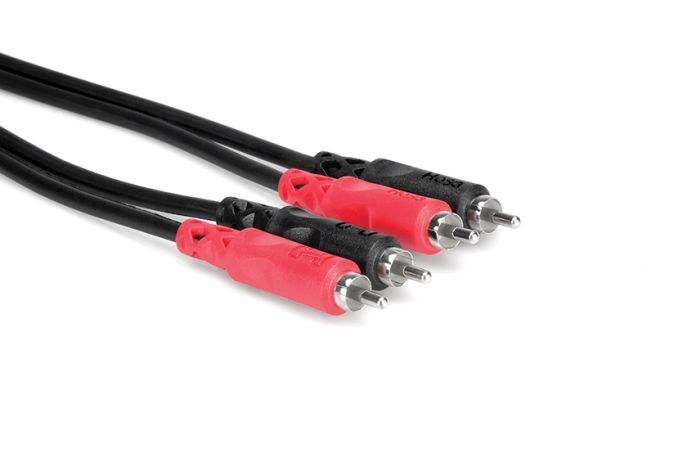Hosa - Kabel 2 x RCA - 2 x RCA 1m