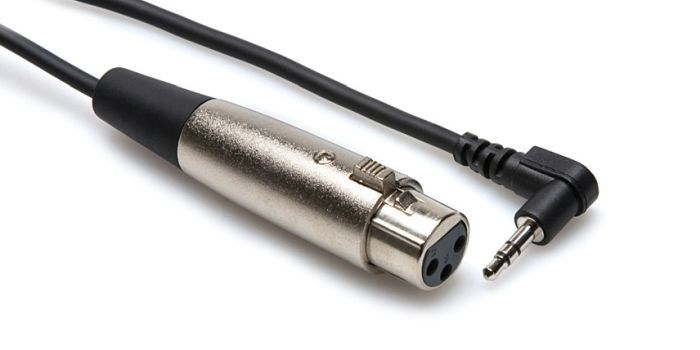 Hosa - Kabel do kamer XLRf - TRS R 3.5mm 0.3m