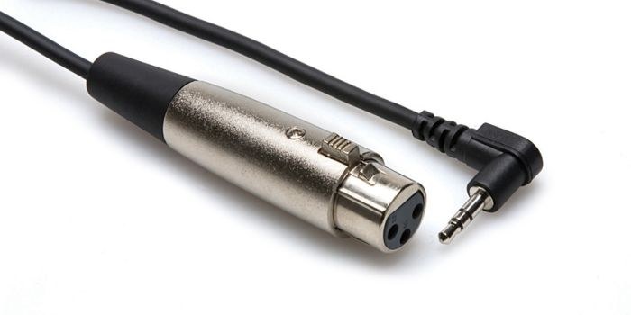 Hosa - Kabel do kamer XLRf - TRS R 3.5mm 0.3m