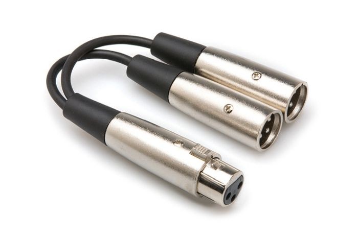 Hosa - Kabel typu Y XLRf - 2 x XLRm
