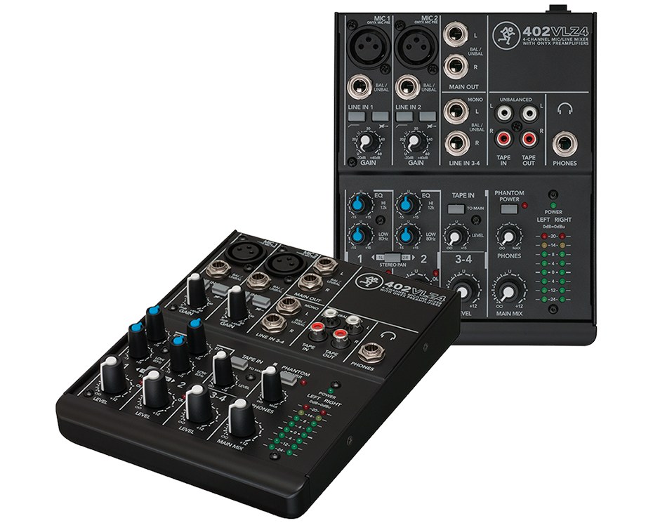 Mackie 402VLZ4 - 4 Channel Ultra Compact Mixer