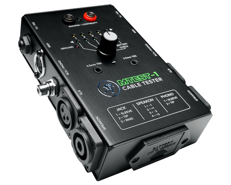 MACKIE M TEST 1 - Tester kabli audio