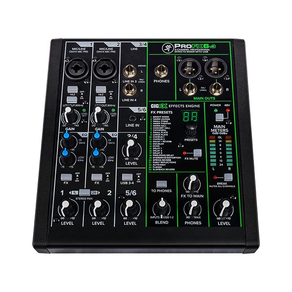 Mackie ProFX6v3 – Mikser analogowy z interfejsem USB