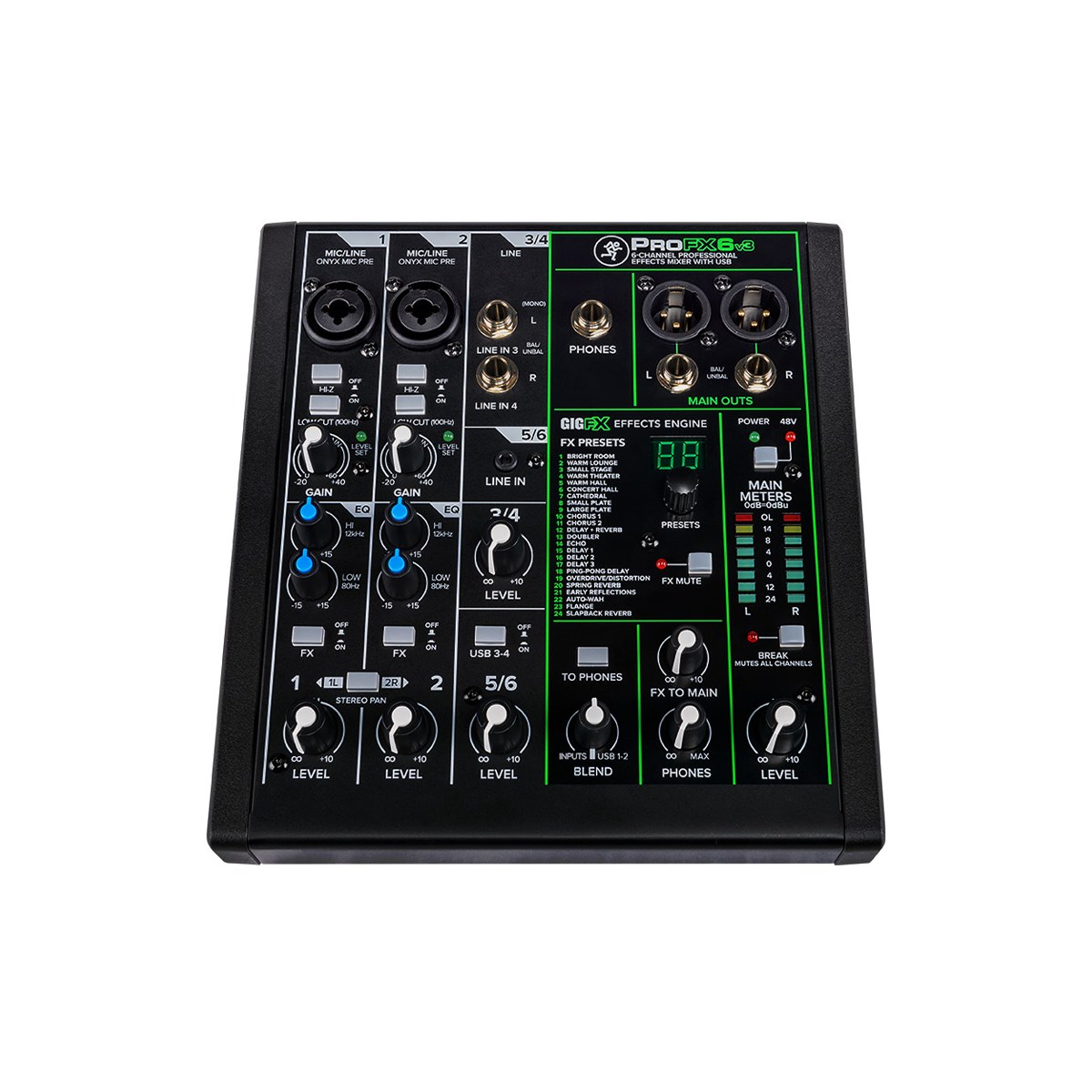 Mackie ProFX6v3 – Mikser analogowy z interfejsem USB