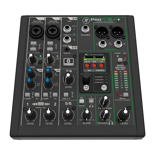 Mackie PROFX6V3PLUS - ProFX6v3+ - Analogowy mikser z USB i Bluetooth