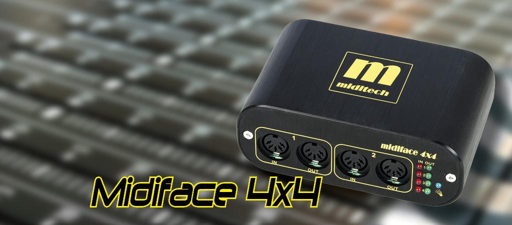 MIDITECH MIDIFACE 4x4 - Interfejs MIDI/USB