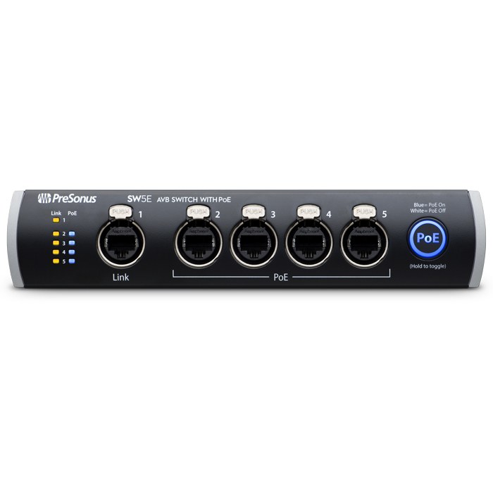 PreSonus SW5E - 5-portowy switch AVB z PoE