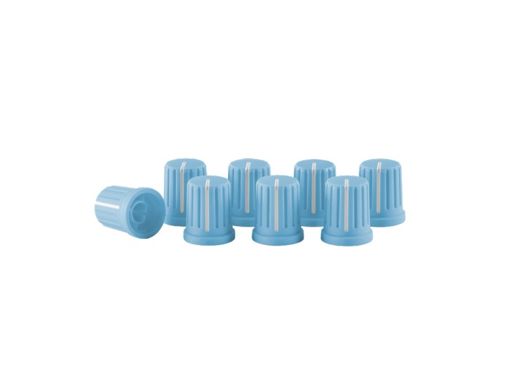 RELOOP Knob Cap Set Blue 8 szt.