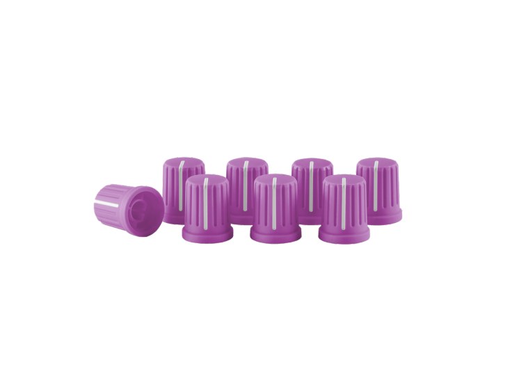 RELOOP Knob Cap Set Purple 8 szt.