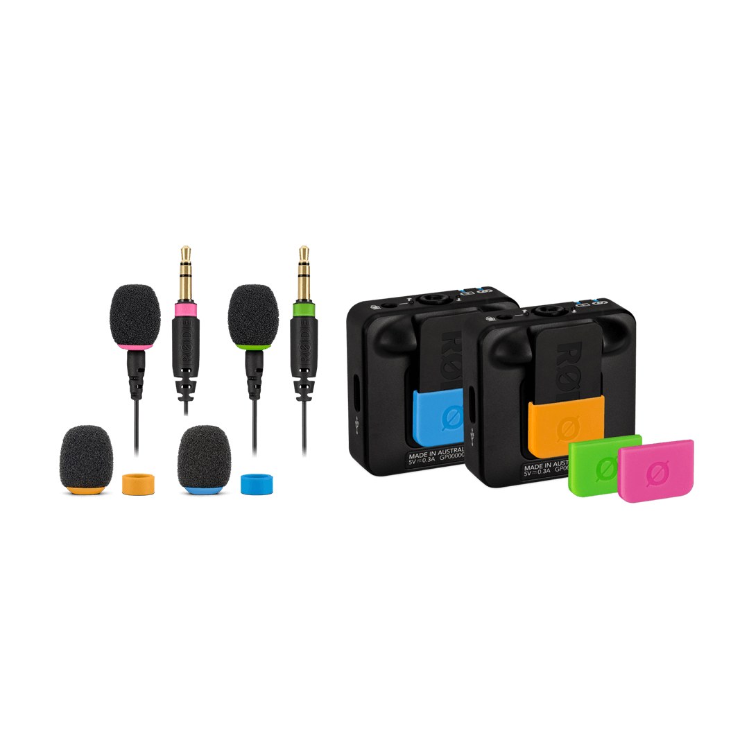 RODE COLORS2 - Kolorowe nakładki Wireless GO i Lavalier GO