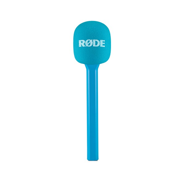 RODE Interview GO - Uchwyt z pop filtrem niebieski