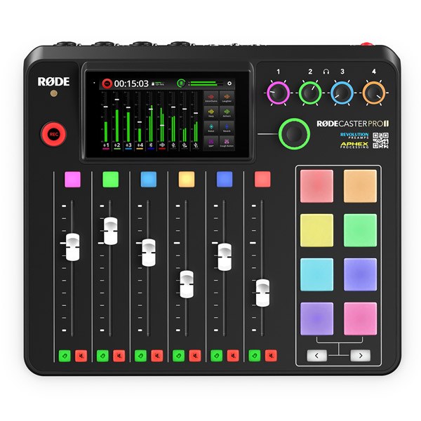 RODECaster Pro II - Studio Produkcji Podcastów czarny