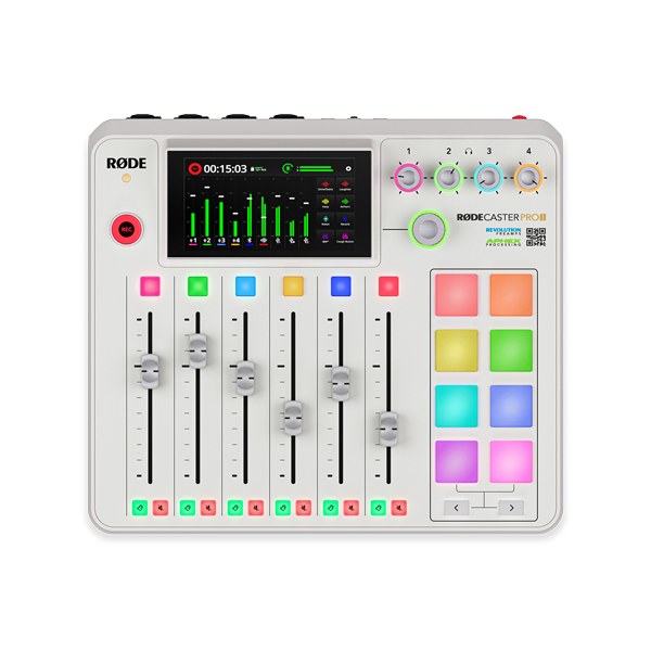 RODECaster Pro II White - Studio Produkcji Podcastów biały