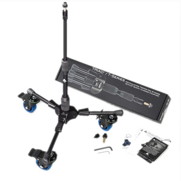 Triad Orbit T1C - Short Tripod Stand with Casters
