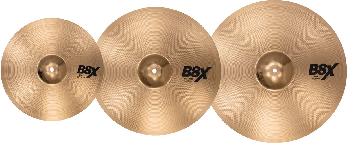 SABIAN B8X PERFORMANCE SET 14/16/20