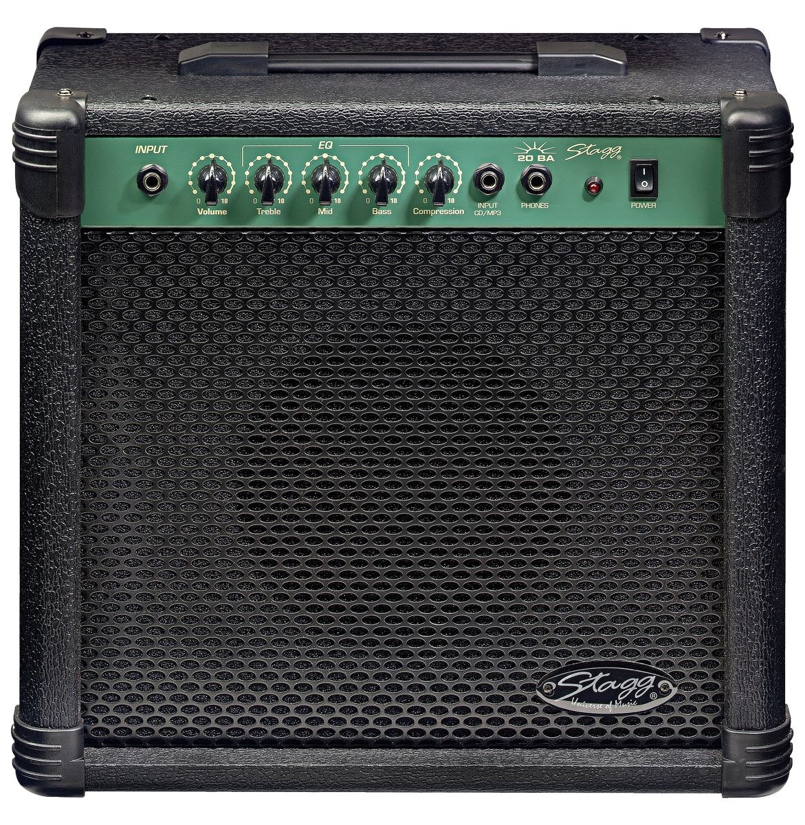 Stagg 20 BA EU - combo basowe 20 W RMS z regulacją kompresji