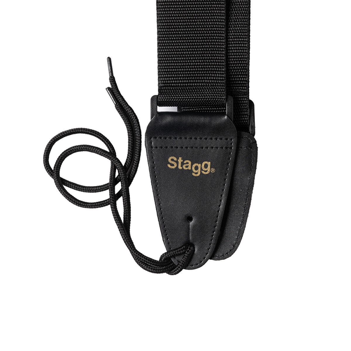 Stagg BJA006BK - czarny pasek gitarowy, szerokość 2″, długość 135 cm