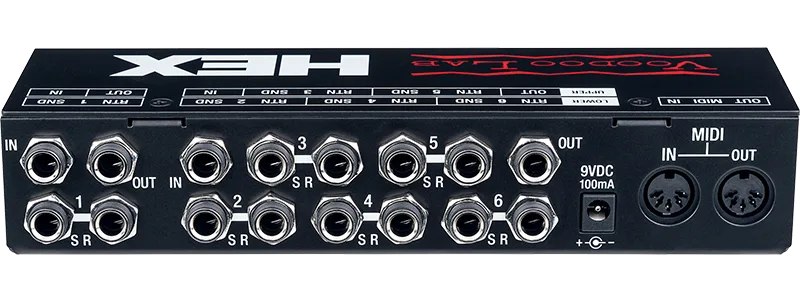 Voodoo Lab HEX True Bypass 6-Loop Audio Switcher