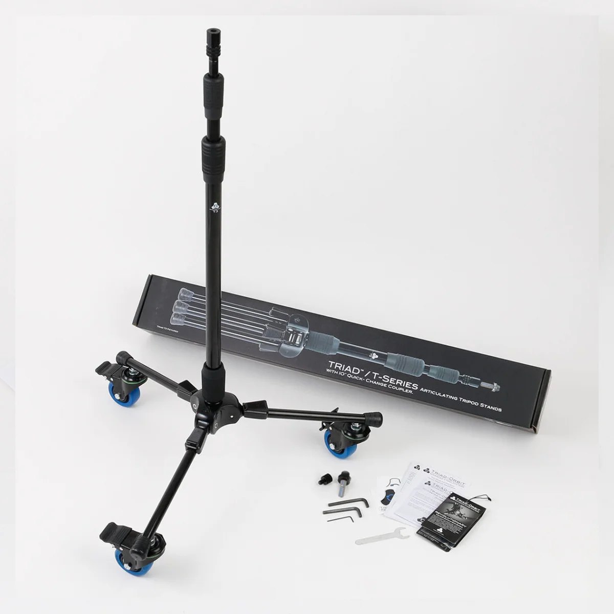 Triad Orbit T3C - Tall Tripod Stand with Casters