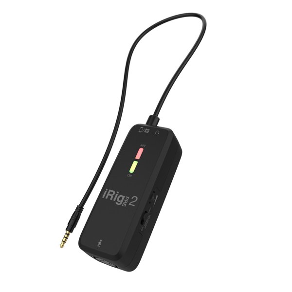 IK iRig PRE 2 - Interfejs audio iOS/Android/DSLR