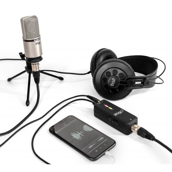 IK iRig PRE 2 - Interfejs audio iOS/Android/DSLR