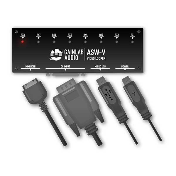 GAINLAB ASW-V Media player with remote control