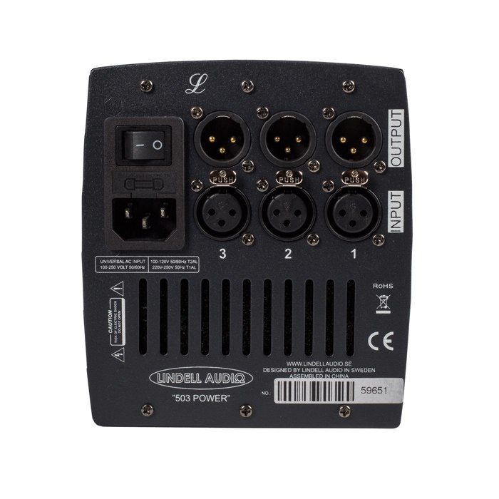 Lindell 503 Power - Obudowa Rack-500 3 sloty