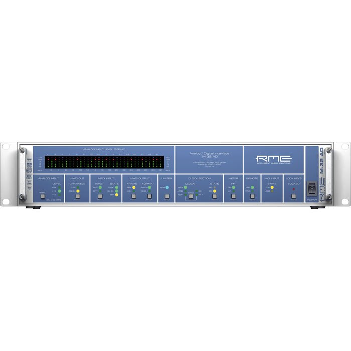 RME M-32 AD - 32-kanałowy przetwornik AD z MADI