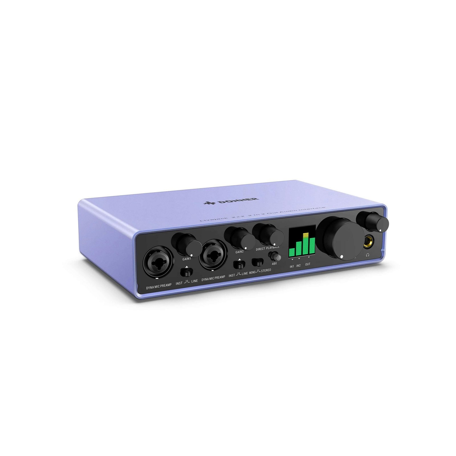 DONNER LIVEJACK 2X2 - Interfejs Audio USB C