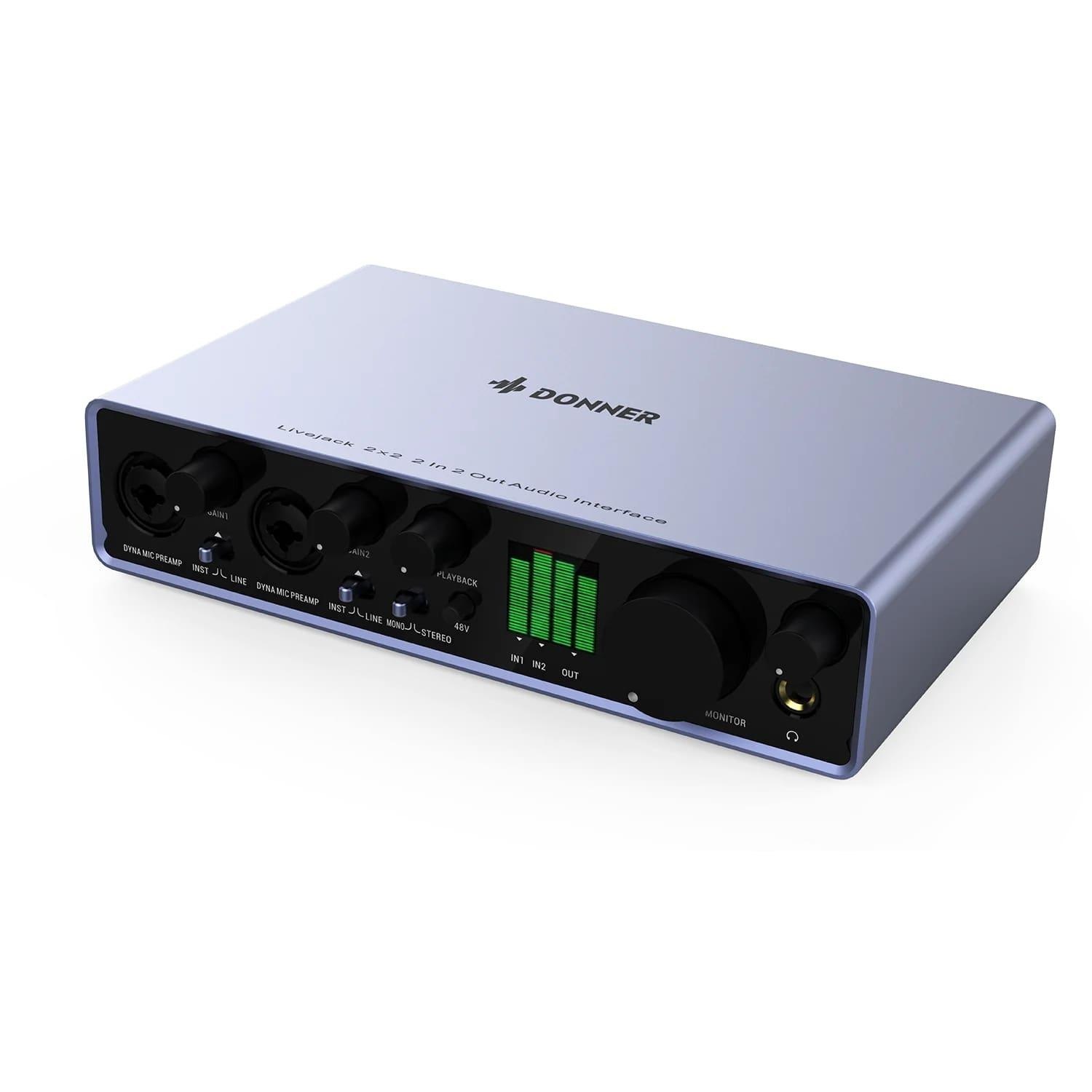 DONNER LIVEJACK 2X2 - Interfejs Audio USB C