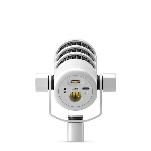 RODE PodMic USB White - Mikrofon Dynamiczny Podcast biały