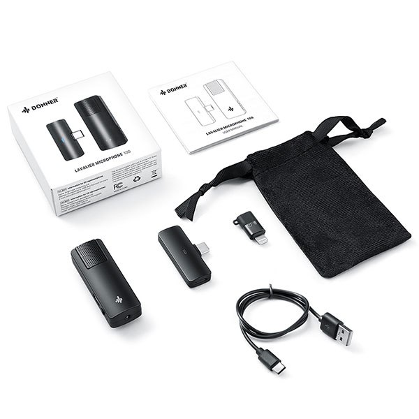 DONNER LM-100 - Mikrofon typu Lavalier