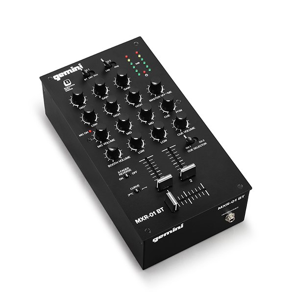 GEMINI MXR-01BT – 2-kanałowy mikser DJ z Bluetooth