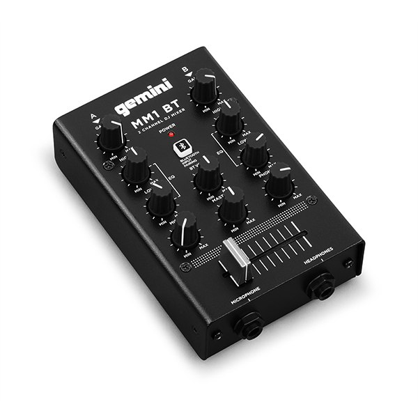 GEMINI MM1BT – Kompaktowy mikser DJ z Bluetooth