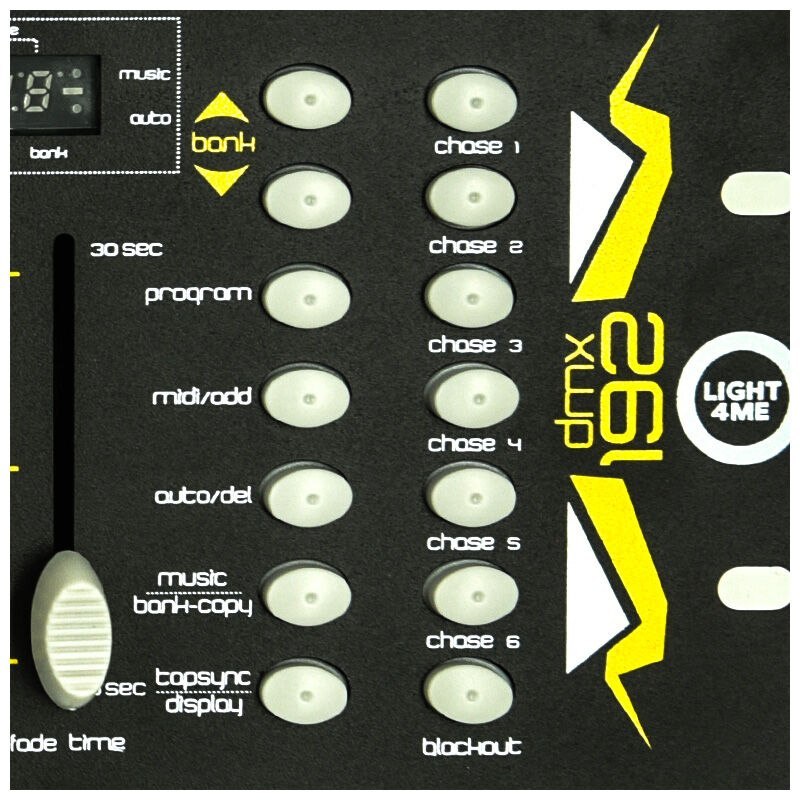 LIGHT4ME DMX 192 MKII suwakowy sterownik DMX