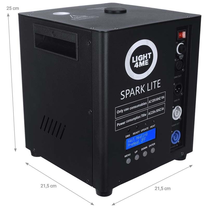 LIGHT4ME SPARK LITE wyrzutnia iskier zimnych ogni